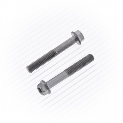 Schraube M6-1.0x40 SW 8 Euro Style Flansch 10 Stück