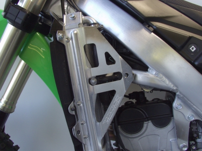 Works Connection Radiator braces Kawasaki KX 250F 09