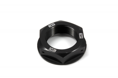 Works Connection steering sten nut KX(F) 04- black