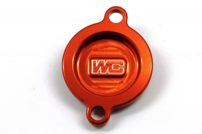 Works Connection Oil Filter Cover KTM orange