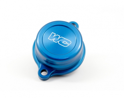 Works Connection Ölfilterdeckel Yamaha YZ 450F 23- Blau