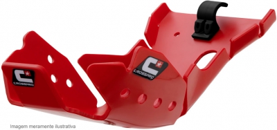 ZAP PE-HD Glide plate ENDURO Beta RR 4T 125 LC 10-22 Rot