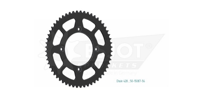 Esjot Kettenrad Stahl Beta 125 LC 56 Zähne