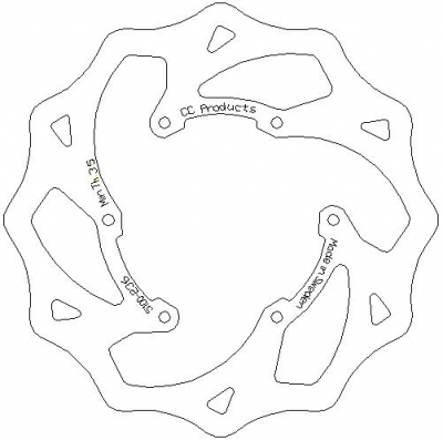 Bremsscheibe hinten Beta 13-