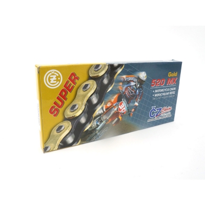CZ 520 MX Kette 116Glieder, Gold, Zugfestigkeit 35800 N Gewicht 1,75 Kg