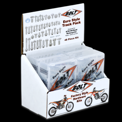 BOLT Track Pack EURO Schraubenkit 6-tlg m. Display