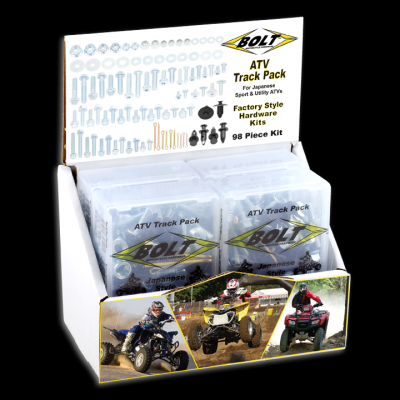 BOLT Track Pack ATV Schraubenkit 6-tlg m. Display