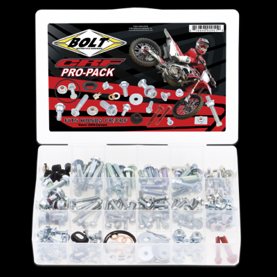 BOLT Pro-Pack Schraubenkit Honda CR(F) 2000-, 210-teilig