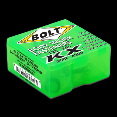 BOLT Schraubenkit für Plastikteile Kawasaki KX 125/250 03-07, KXF 250 04-16, 450 05-15