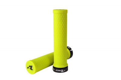 R-Bike Fahrrad Lock-on Griffe Neon Gelb