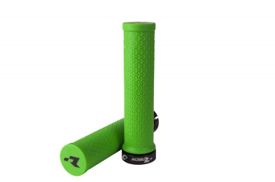 R-Bike Fahrrad Lock-on Griffe Neon Grün