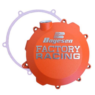 Boyesen Factory Kupplungsdeckel KTM SX 250 17-22, EXC 250/300 TPI 17-23 Orange
