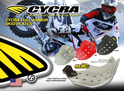 CYCRA  FULL ARMOR Bodenplatte CRF 450 09-16 rot