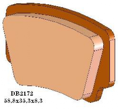 Bremsbeläge hinten Quad für KTM 450 XC 08- / SXF 450-505 09- / 450-525 XC 08- Sport