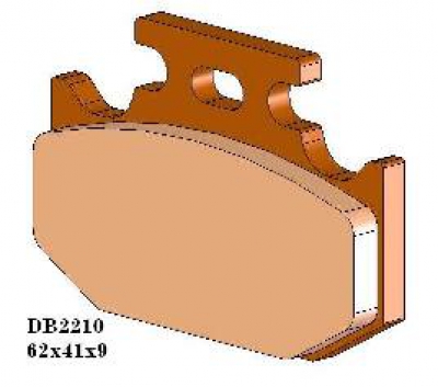 Bremsbeläge hinten Kawasaki KX / Suzuki RM -95 / Yamaha YZ -97