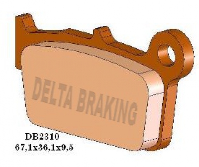 Bremsbeläge hinten Yamaha YZ(F) 03-, Kawasaki KXF 04-, Suzuki RM(Z) 04-, Fantic XX/XE CARBON