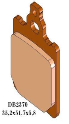 Bremsbeläge hinten für KTM SX 65 02 - 03