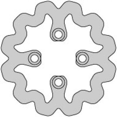 Quad Bremsscheibe vorn YFZ 450 04-07, YFZ 350 alle Bj., YFS 200 03-, YFM 660 01-05, YFM 350 alle Bj.