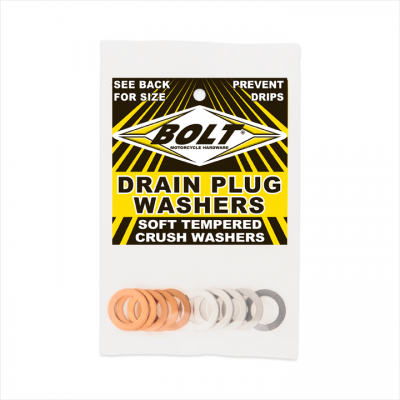 BOLT Kupfer/Alu Dichtungen M14x22,3mm für Ablaßschrauben