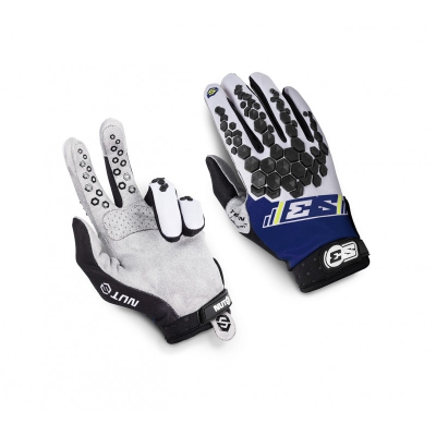 S3 Handschuhe Nuts Hard Enduro Blau/Gelb Größe L
