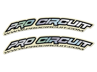 Pro Circuit Pitbike Fender Decal Hologramm
