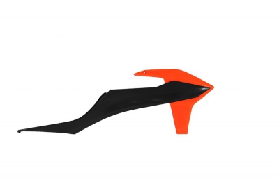 Rtech Kühlerspoiler für KTM SX/SXF 19-22 EXC 20-23 Schwarz Orange