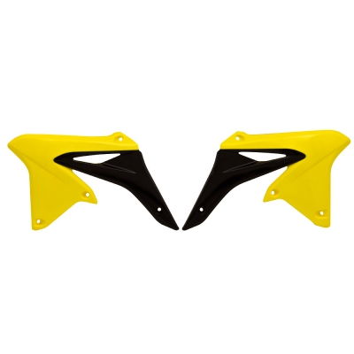 radiator shrouds RMZ 250 10-18 yellow/black