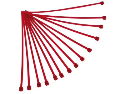 Kabelbinder 3,6 x 180 mm rot 100 Stück