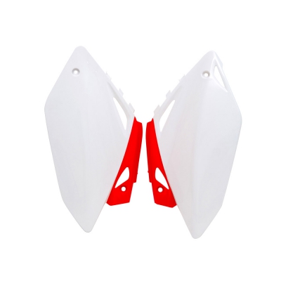 Seitenteile Honda CRF 450 05-06 rot/weiß