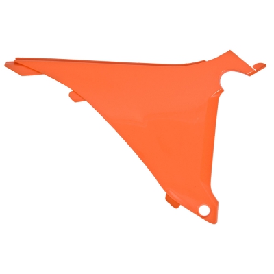 Airbox cover right SX 11-12,EXC 12-13 w. PDS orange