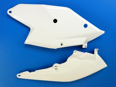 Seitenteile für KTM SX/SX-F 16-19 EXC 17-19 weiß