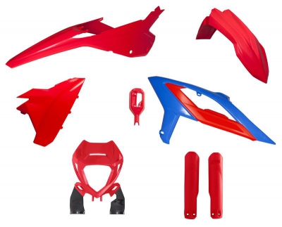 Factory Komplett Kit Beta RR 2023- Rot/Blau Racing 7-teilig