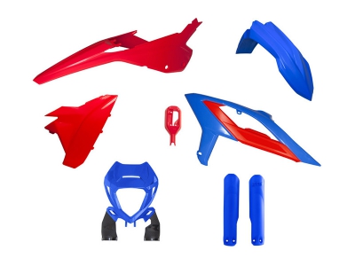 Rtech Factory Komplett Kit Beta RR 2023- Rot/Blau Racing 7-teilig