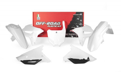 Plastikkit Honda CRF 450 2021- / CRF 250 2022- Weiß 6tlg.