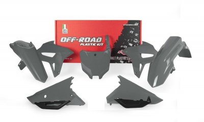 Plastikkit Honda CRF 450 2021- / CRF 250 2022- Grau 6tlg.