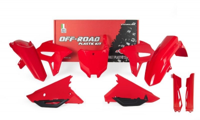 Plastik Komplett Kit Honda CRF 450 2021- / CRF 250 2022-  Rot 7tlg.
