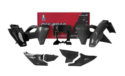 Rtech Plastikkit für Husqvarna TE/FE 24- Schwarz