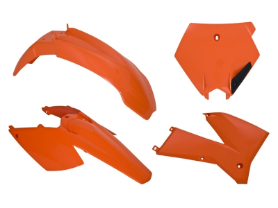 Rtech Plastikkit für KTM SXF 05-06  EXC 05-07  Orange 4 tlg.