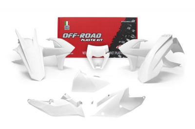 Rtech Plastikkit KTM EXC 17-19 white 6-pcs.