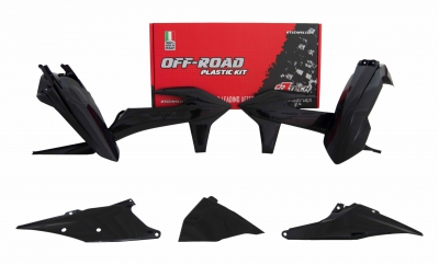 Rtech Plastikkit für KTM EXC 20-23 Schwarz 5-teilig