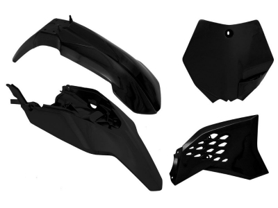 Rtech Plastikkit für KTM SX 65 09-11 Schwarz