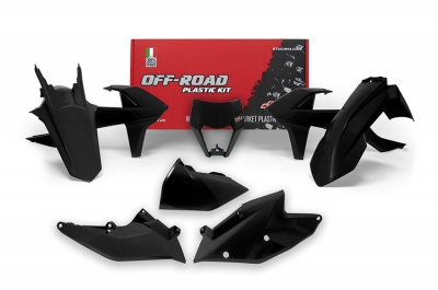 Rtech Plastikkit KTM EXC 17-19 black 6-pcs.