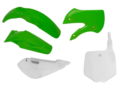 Plastic kit Kawasaki KX 65 2001- OEM green/white