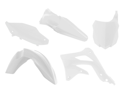 Plastikkit Kawasaki KXF 450 13-15  Weiß 5 tlg.