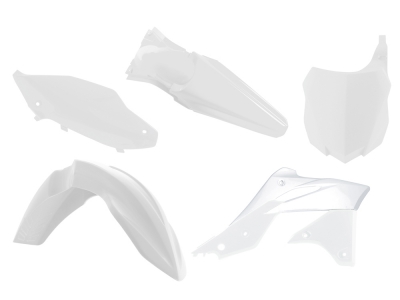 Plastikkit Kawasaki KXF 250 13-16  Weiß 5 tlg.