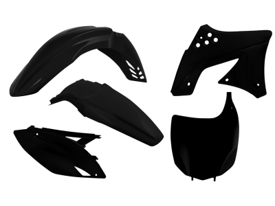 Plastikkit Kawasaki KXF 250 09-12  Schwarz 5-teilig