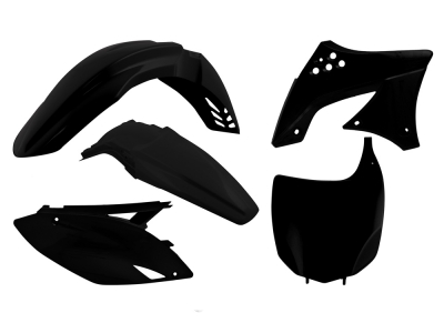 Plastikkit Kawasaki KXF 450 09-11  Schwarz 5tlg.