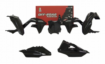 Plastikkit Kawasaki KX 450 2019- / KXF 250 21- Schwarz 5 tlg.