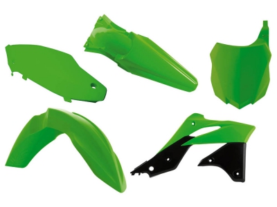 Plastic kit Kawasaki KXF 250 13-16 green/black 5 pcs.