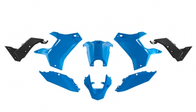 Rtech T7 REVOLUTION Plastik kit für Yamaha Tenere 700 2019-2024 Hellblau/Schwarz